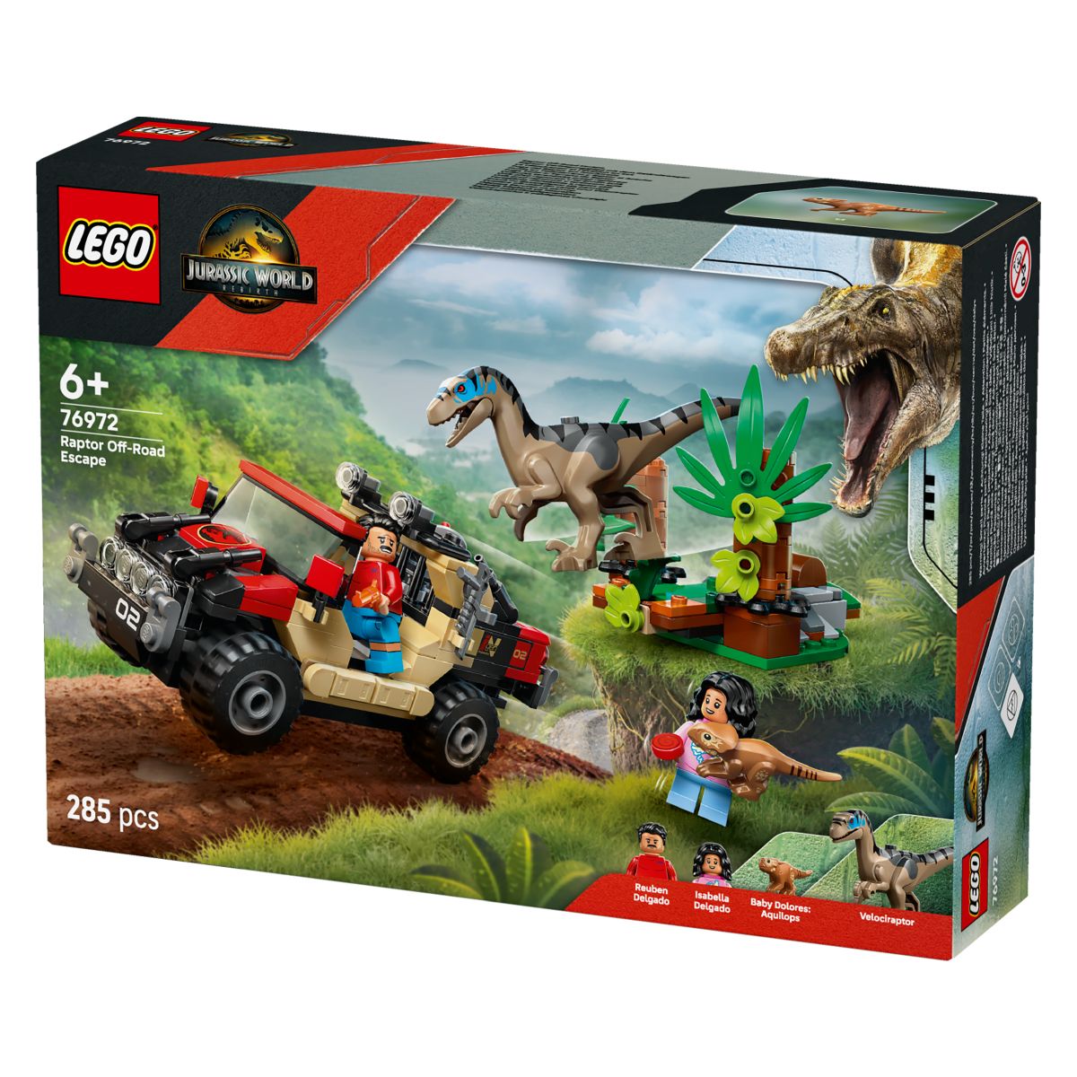 Lego Jurassic World 76972 Terenski pobeg pred raptorko