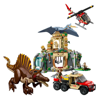Lego Jurassic World 76976 Po zraku po spinozavra in quetzalcoatlusa