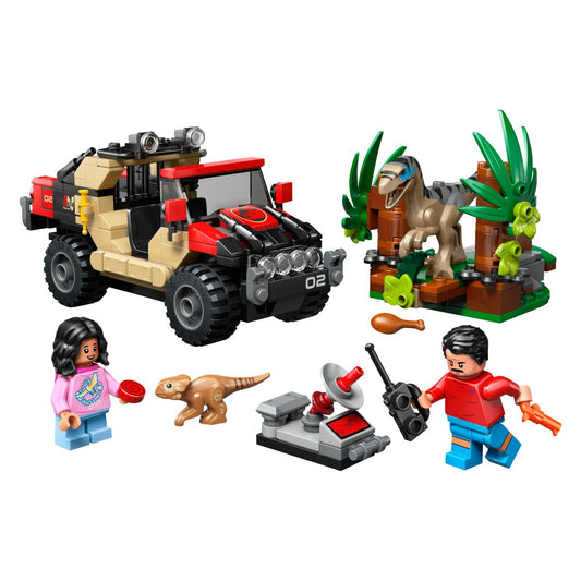 Lego Jurassic World 76972 Terenski pobeg pred raptorko