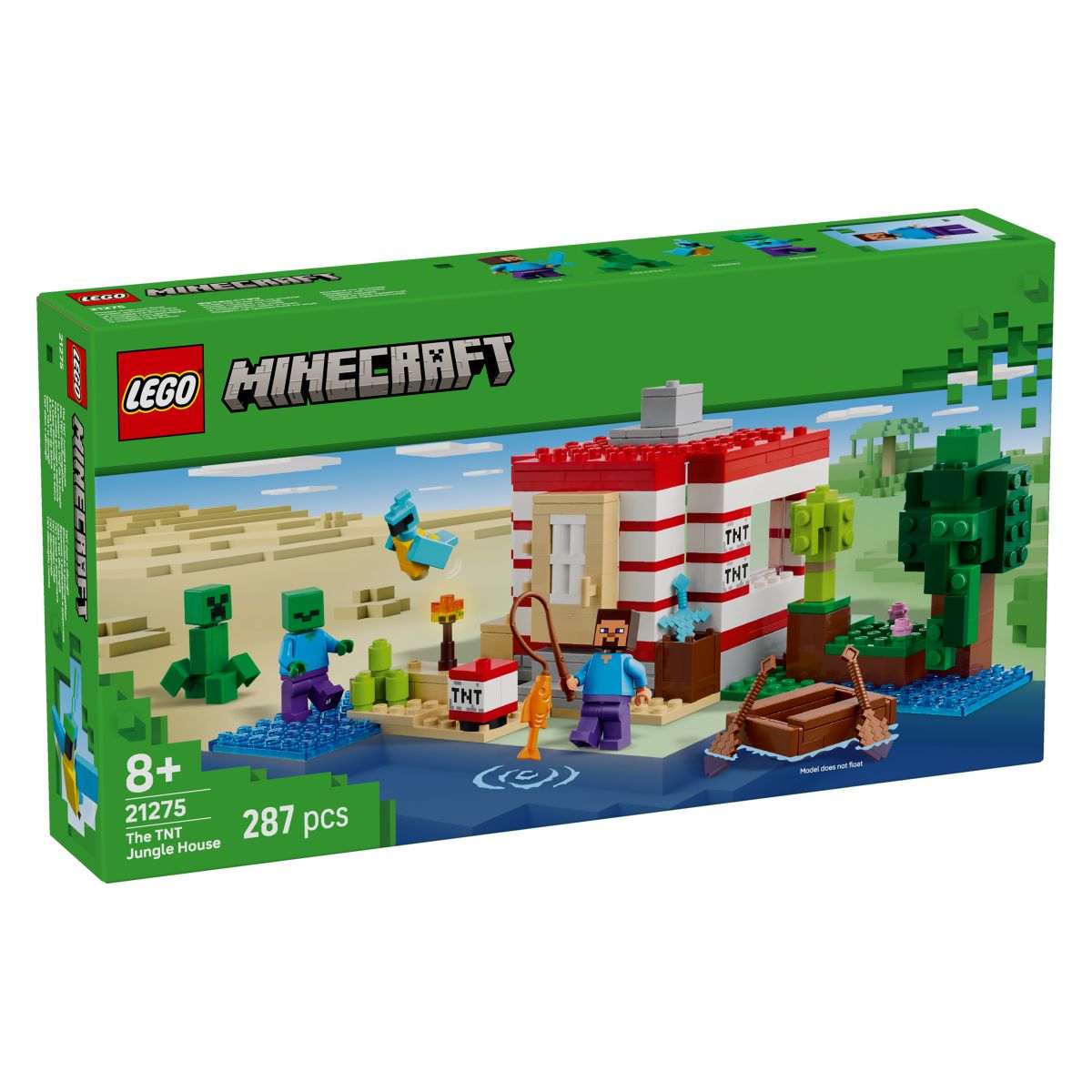 Lego Minecraft 21275 Džungelska hiša TNT