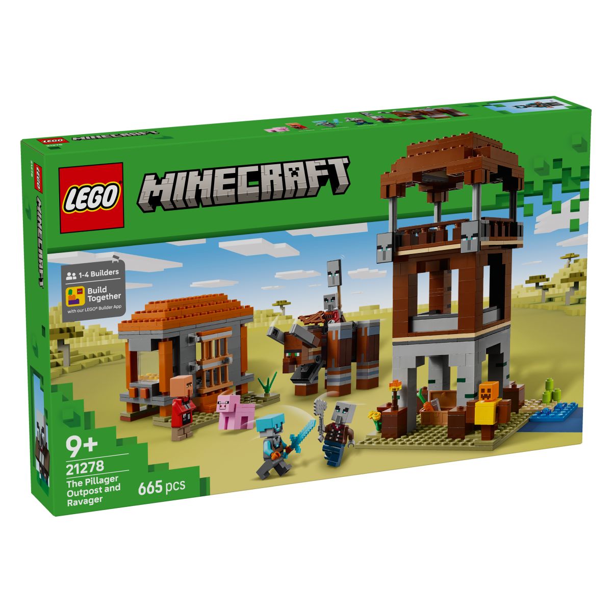 Lego Minecraft 21278 Plenilska postojanka in Uničevalec