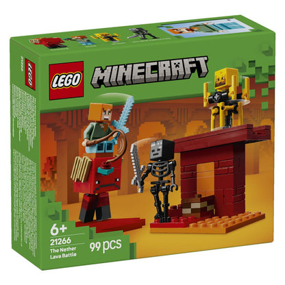 Lego Minecraft 21266 Bitka z lavo v Netherju