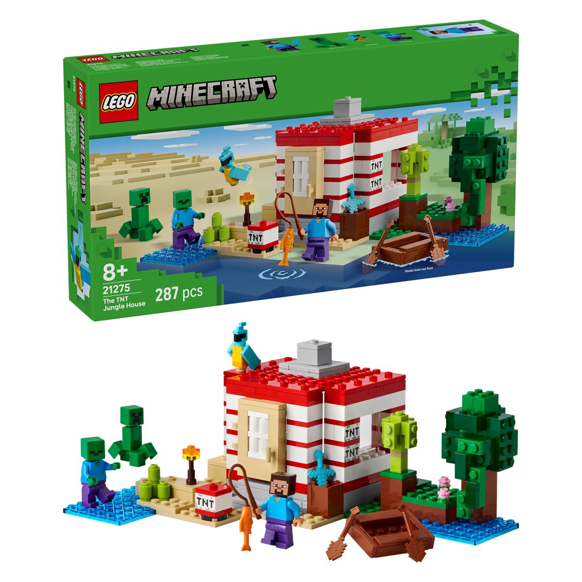 Lego Minecraft 21275 Džungelska hiša TNT