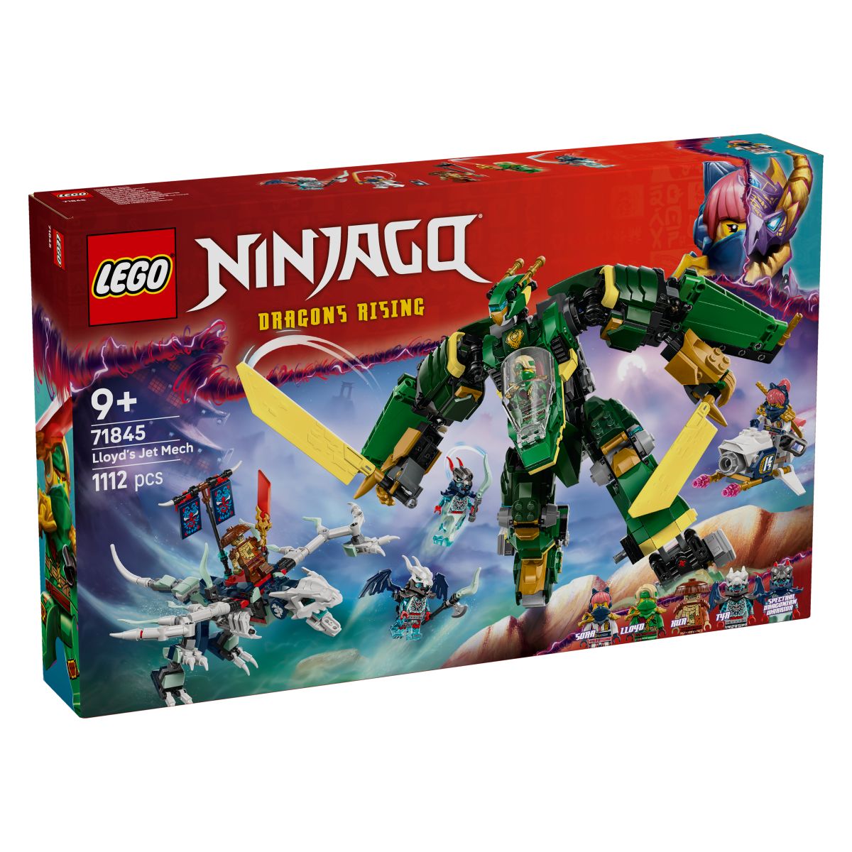 Lego Ninjago 71845 Lloydov reaktivni robotski oklep 2v1