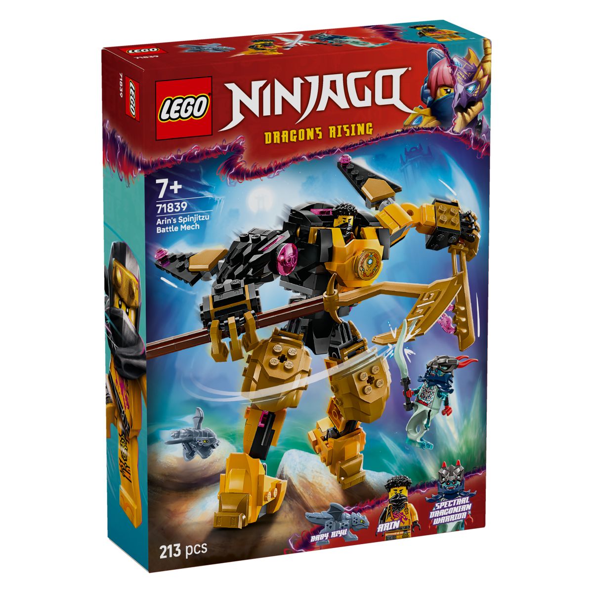 Lego Ninjago 71839 Arinov bojni robotski oklep za Spinjitzu