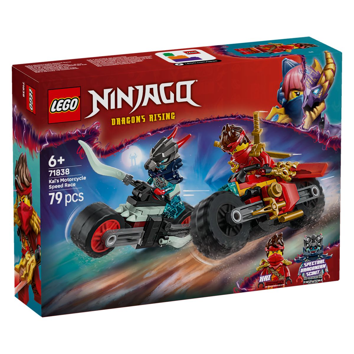 Lego Ninjago 71838 Kaijeva dirka z motorjem