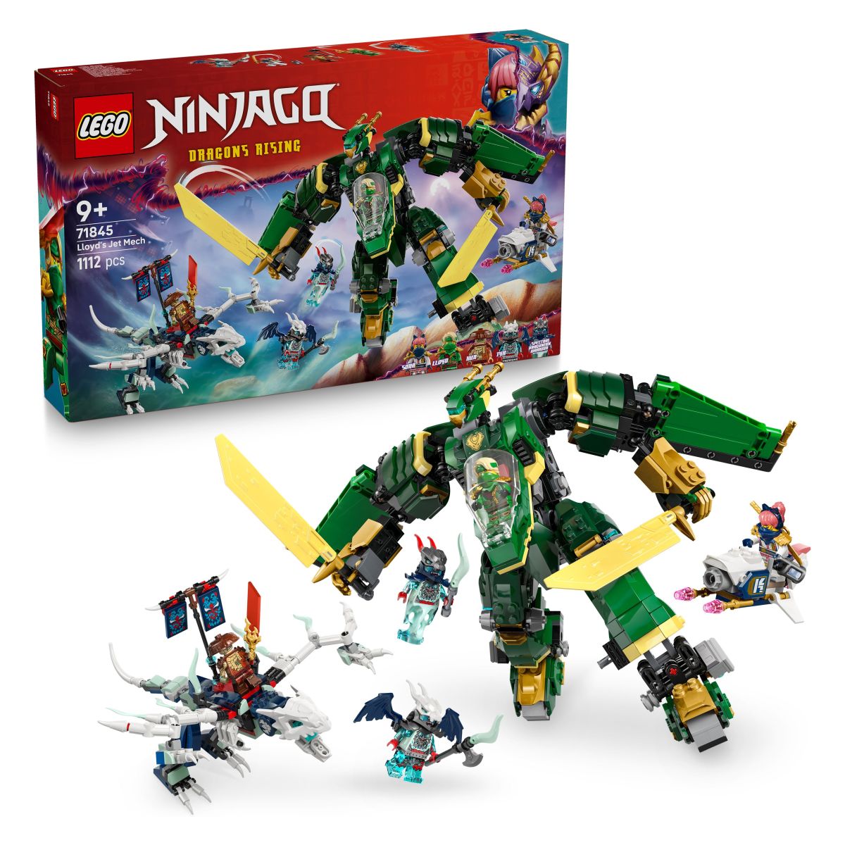 Lego Ninjago 71845 Lloydov reaktivni robotski oklep 2v1