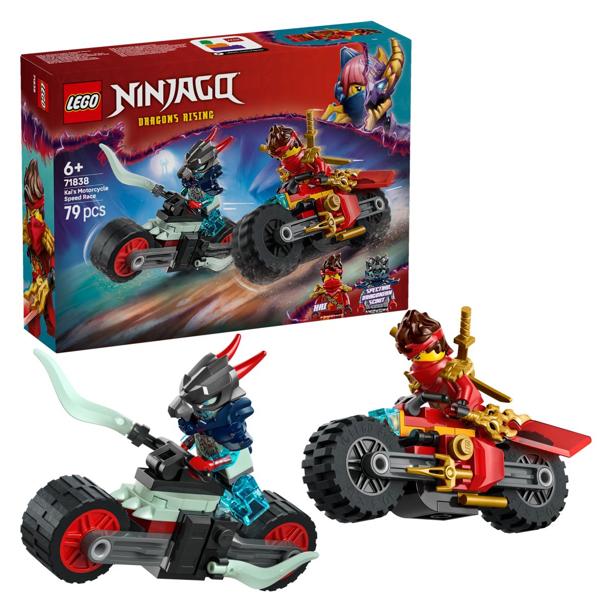 Lego Ninjago 71838 Kaijeva dirka z motorjem