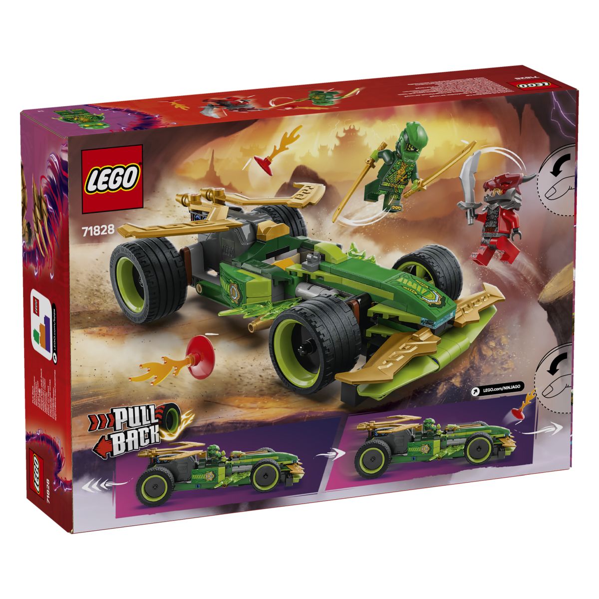 Lego Ninjago 71828 Lloydov dirkalni avtomobil na poteg