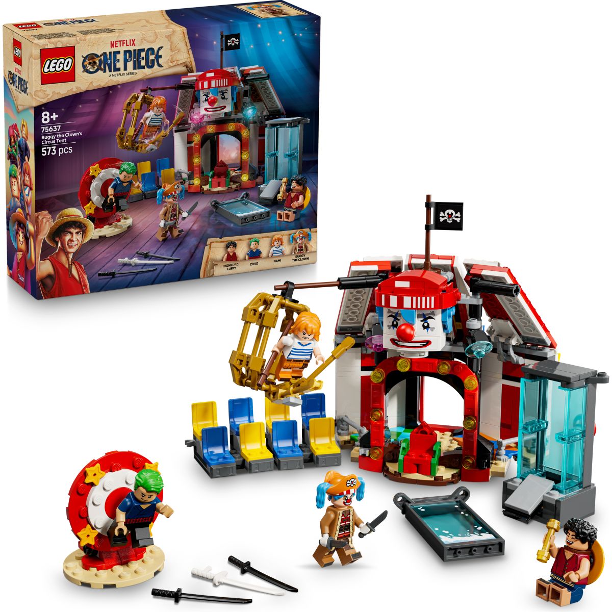 LEGO One piece 75637 Cirkuški šotor Buggyja the Clowna