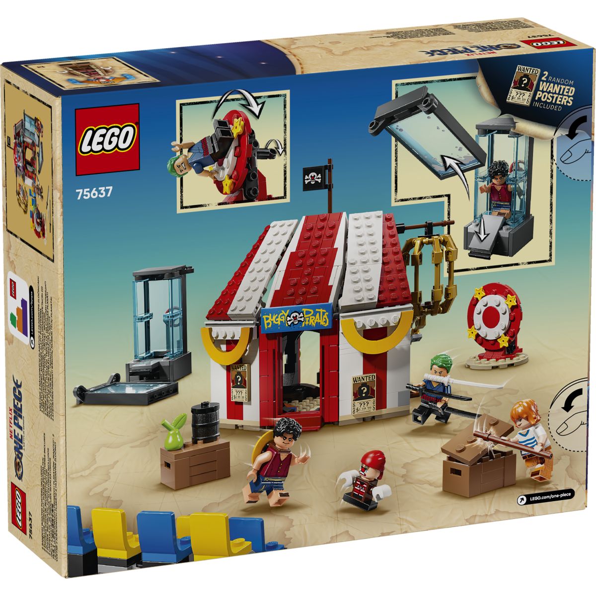 LEGO One piece 75637 Cirkuški šotor Buggyja the Clowna