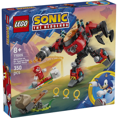 LEGO Sonic 77005 Knuckles vs robotski oklep Dr. Eggman Egg Crusher