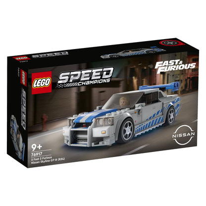 Lego Speed Champions 76917 2 Fast 2 Furious Nissan Skyline GT-R (R34)