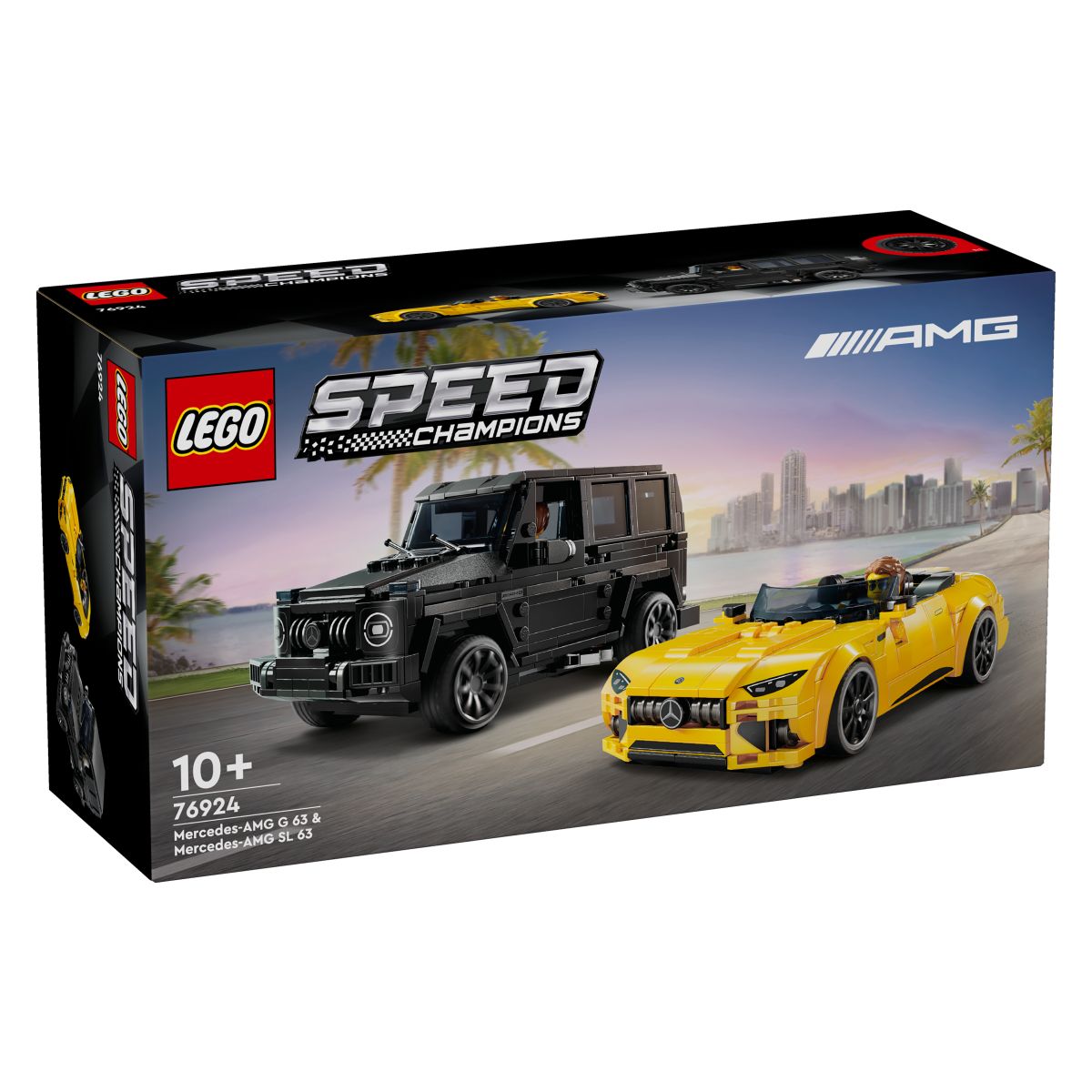 LEGO Speed Champions 76924 Mercedes-AMG G 63 in Mercedes-AMG SL 63