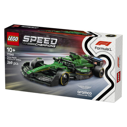 Lego Speed Champions 77245 Dirkalni avtomobil Aston Martin Aramco F1 AMR24