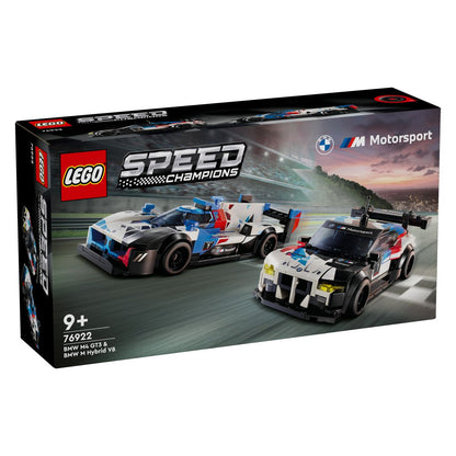 Lego Speed Champions 76922 Dirkalna avtomobila BMW M4 GT3 in BMW M Hybrid V8