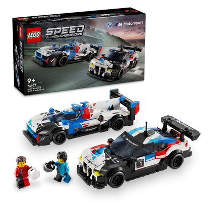 Lego Speed Champions 76922 Dirkalna avtomobila BMW M4 GT3 in BMW M Hybrid V8
