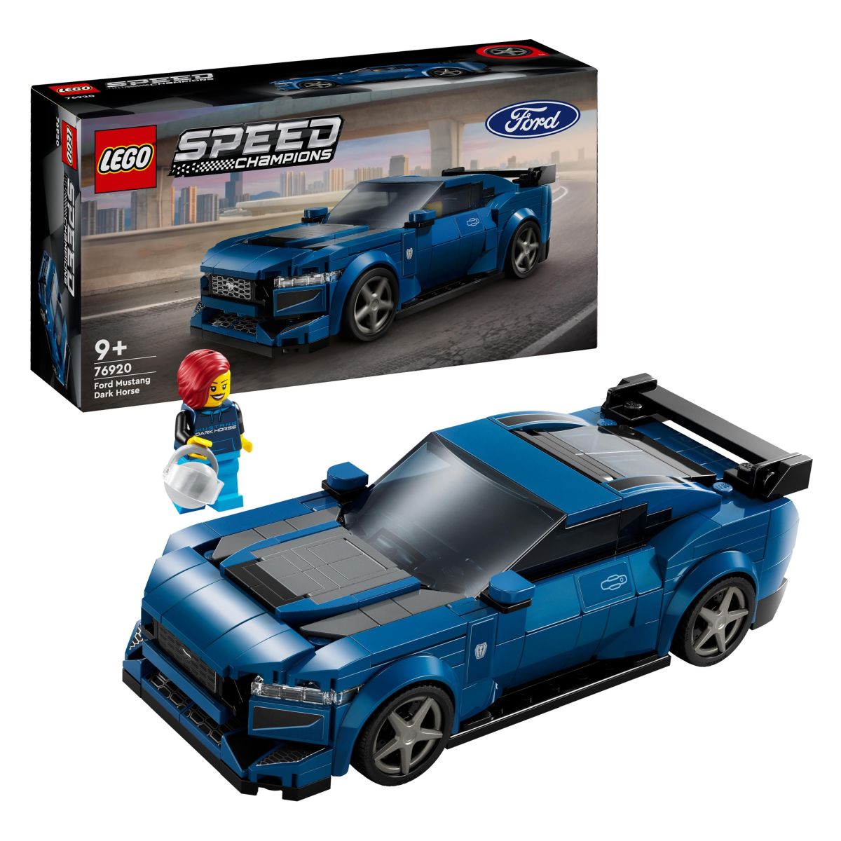 Lego Speed Champions 76920 Športni avtomobil Ford Mustang Dark Horse