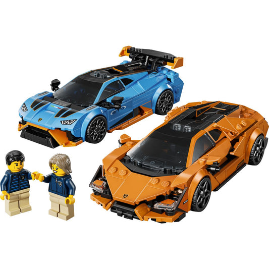 Lego Speed Champions 77238 Lamborghini Revuelto in Huracán STO