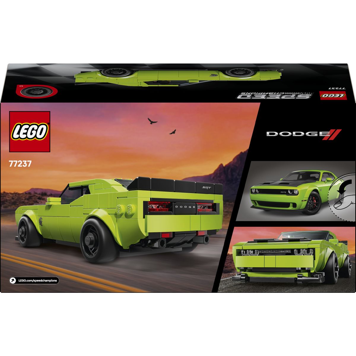 Lego Speed Champions 77237 Športni avtomobil Dodge Challenger SRT Hellcat