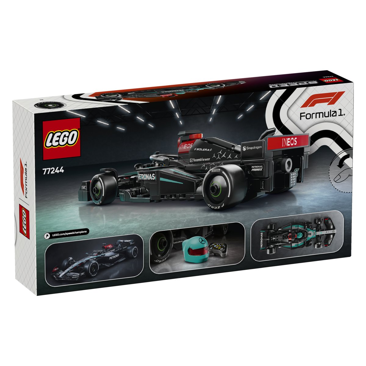 Lego Speed Champions 77244 Dirkalni avtomobil Mercedes-AMG F1 W15