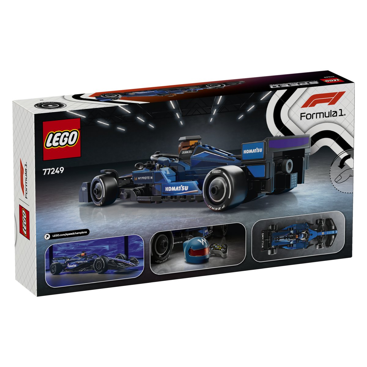 Lego Speed Champions 77249 Dirkalni avtomobil Williams Racing FW46 F1