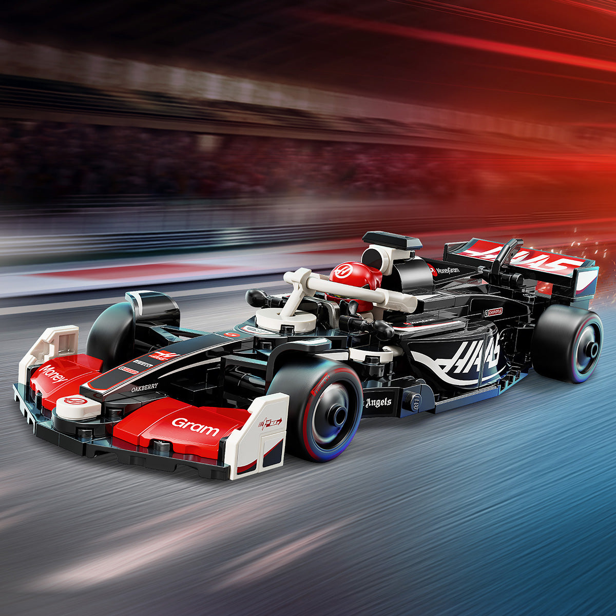 Lego Speed Champions 77250 Dirkalni avtomobil MoneyGram Haas F1 Team VF-24