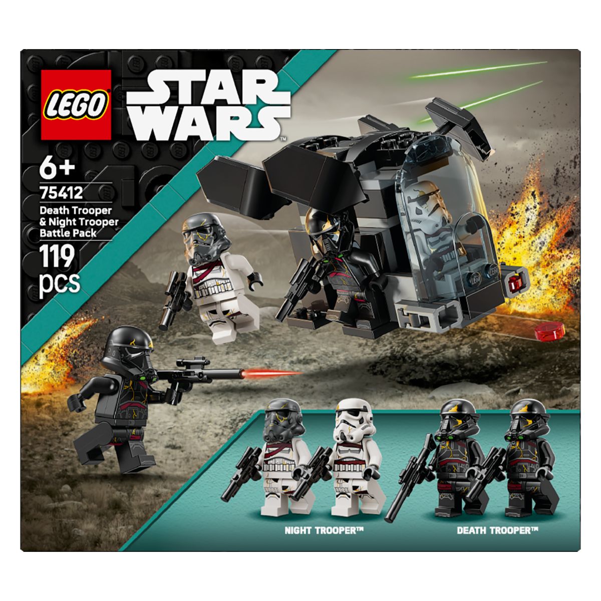 Lego Star Wars 75412 Bojni paket elitni jurišnik in nočni bojevnik