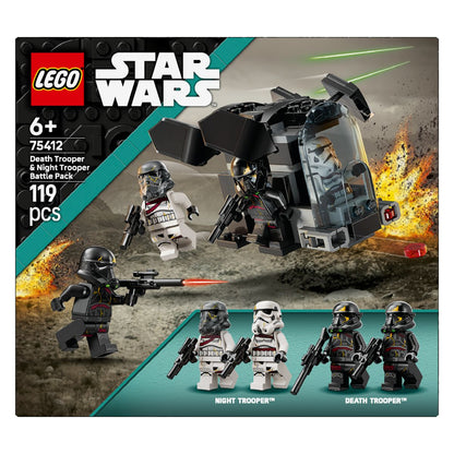 Lego Star Wars 75412 Bojni paket elitni jurišnik in nočni bojevnik