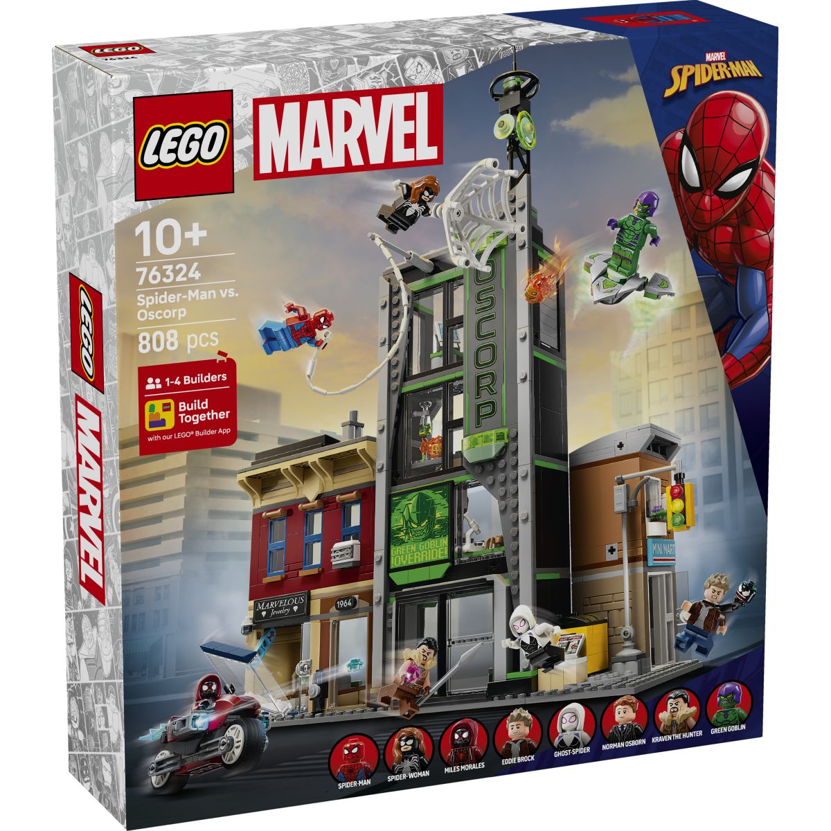 Lego Super Heroes 76324 Spider-Man proti Oscorp