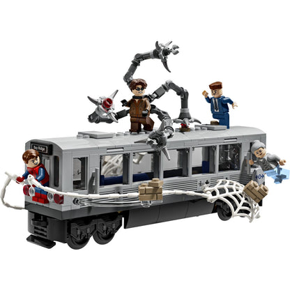 Lego Super Heroes 76321 Spider-Man proti Doc Ocku, prizor na podzemnem vlaku