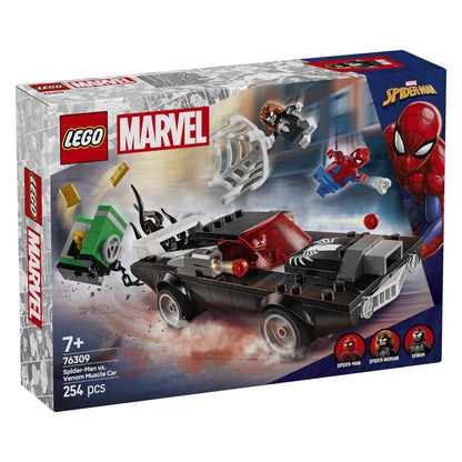 Lego Super Heroes 76309 Spider-Man proti Venomovemu avtu z močnim motorjem