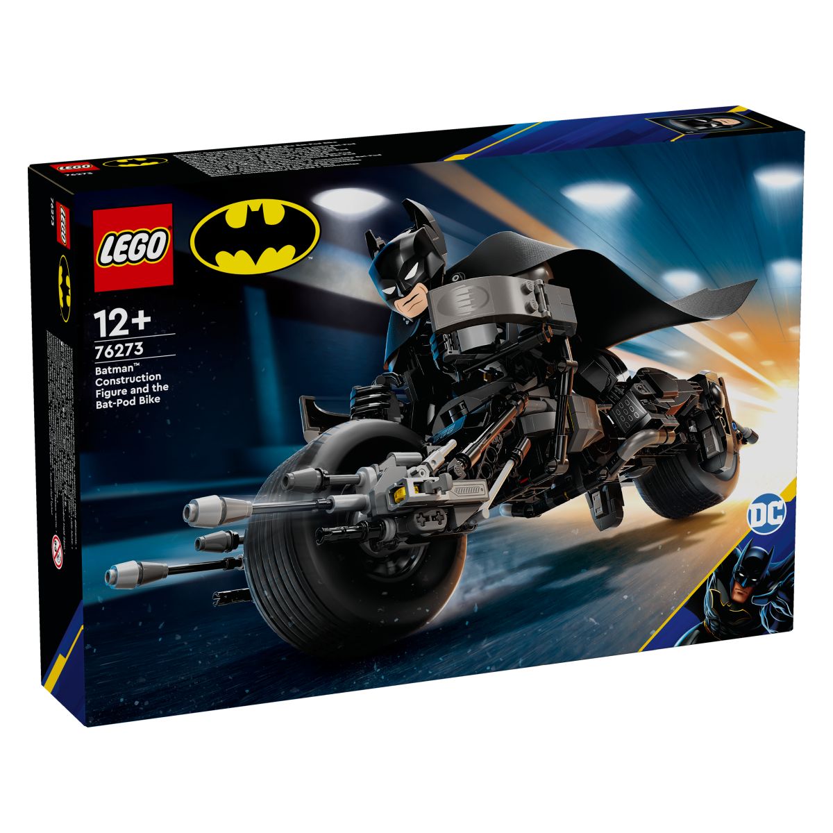 Lego Super Heroes 76273 Konstrukcijska figura Batman in netopirski-pod-motor