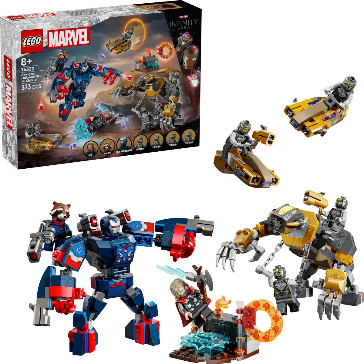 Lego Super Heroes 76322 Maščevalci: Zaključek Thor proti Chitauriju