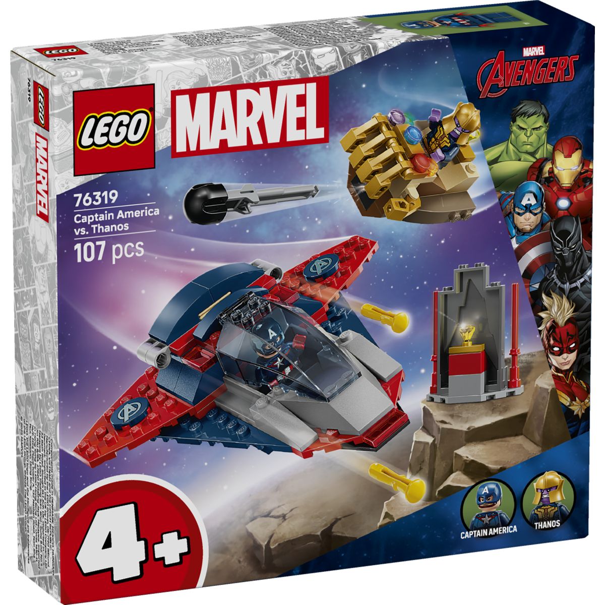 Lego Super Heroes 76319 Stotnik Amerika proti Thanosu