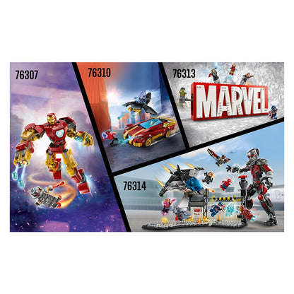 Lego Super Heroes 76314 Stotnik Amerika: Državljanska vojna, akcijska bitka