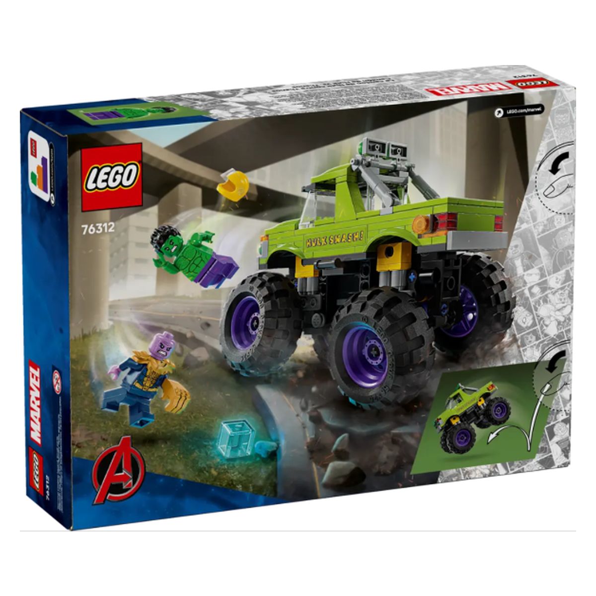 Lego Super Heroes 76312 Hulkov tovornjak proti Thanosu