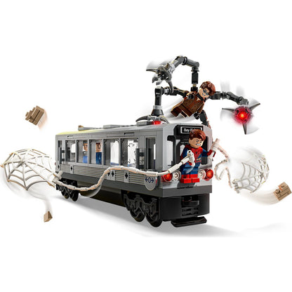 Lego Super Heroes 76321 Spider-Man proti Doc Ocku, prizor na podzemnem vlaku