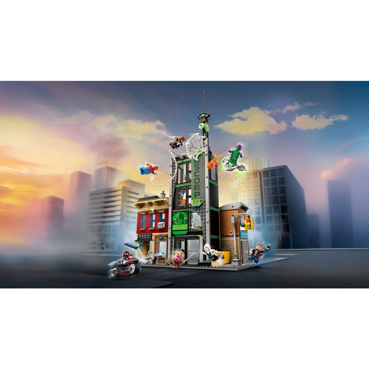 Lego Super Heroes 76324 Spider-Man proti Oscorp