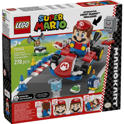Lego Super Mario 72043 Mario Kart – Interaktivni LEGO Mario & Standard Kart