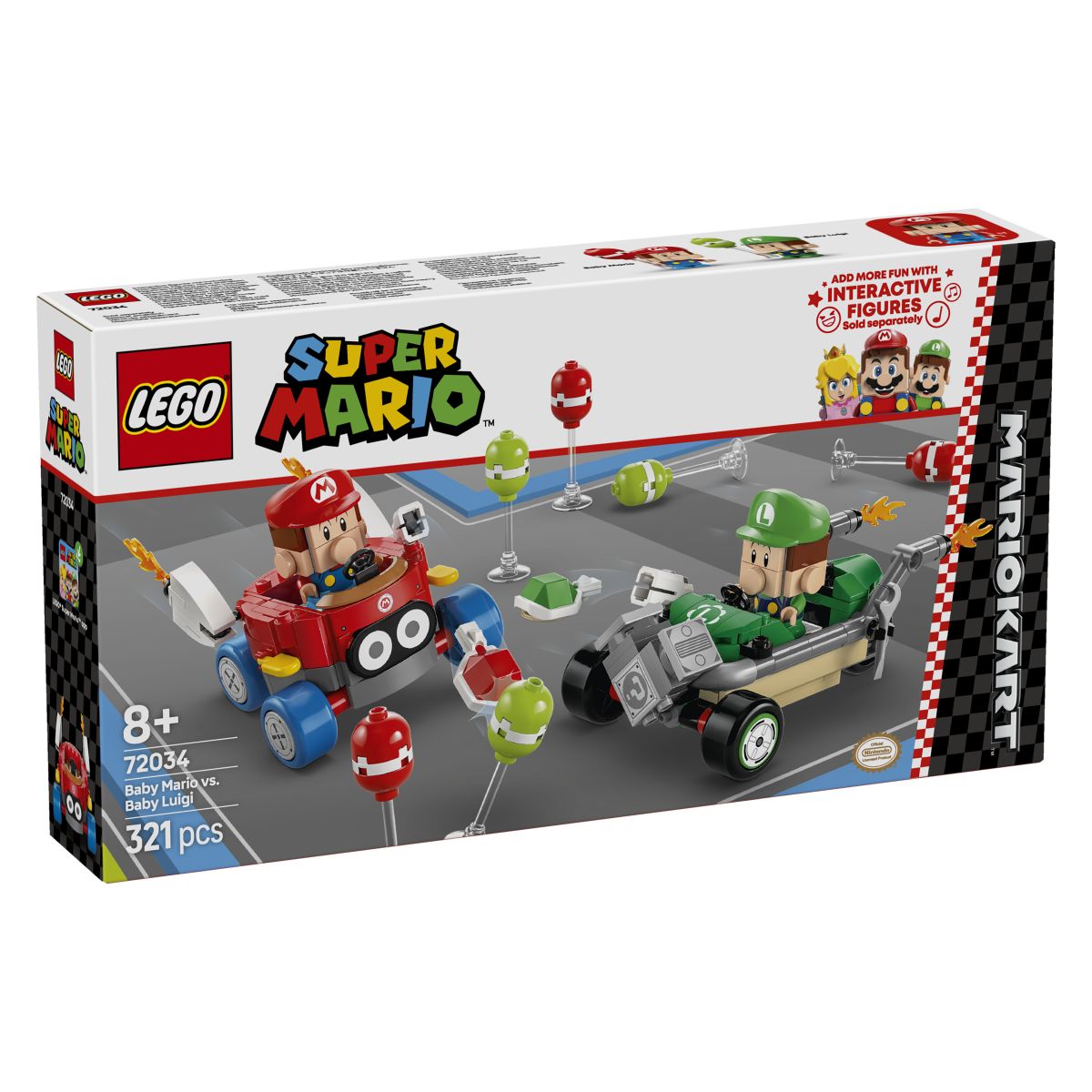 Lego Super Mario 72034 Mario Kart – Baby Mario vs Baby Luigi