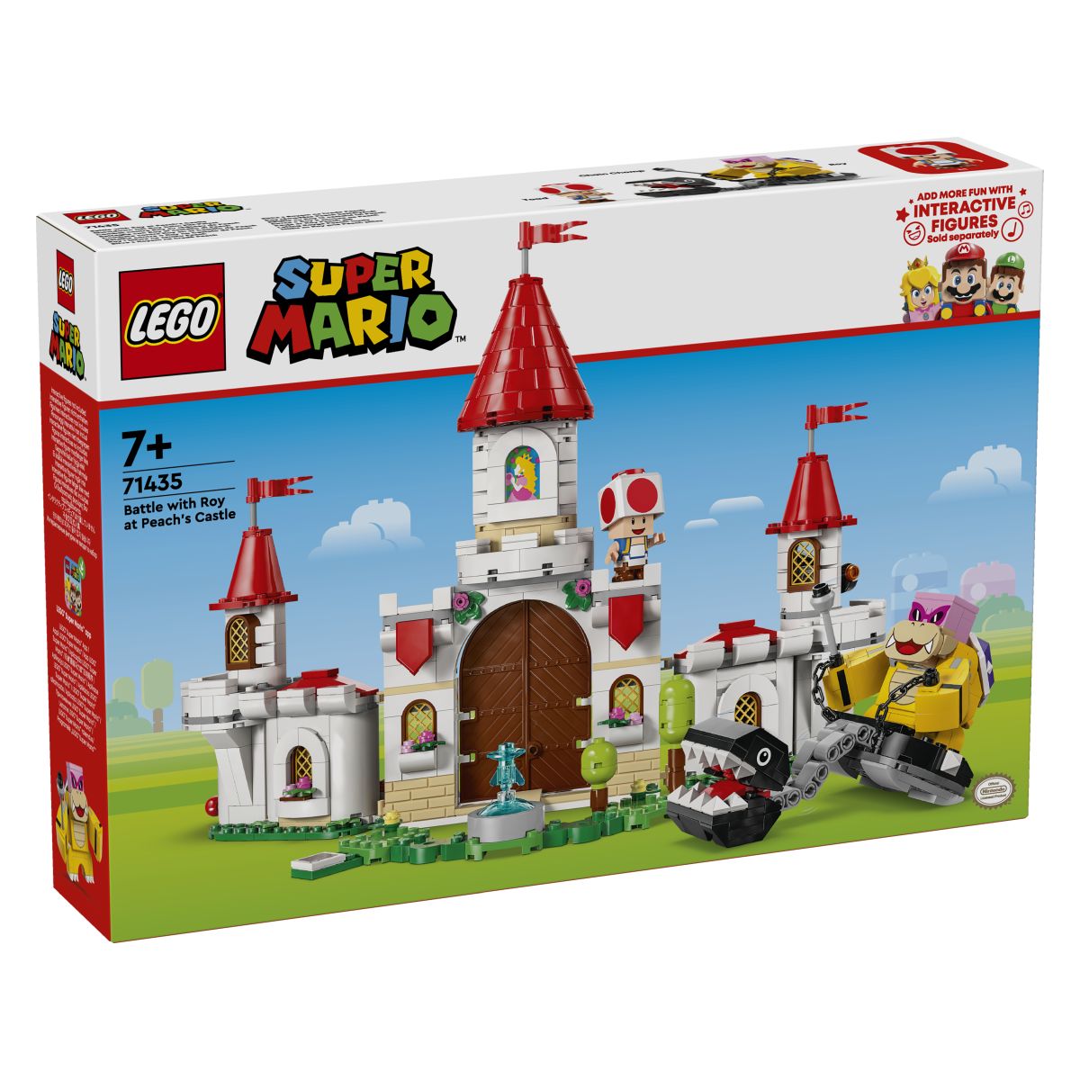 Lego Super Mario 71435 Spopad z Royem na Peachinem gradu