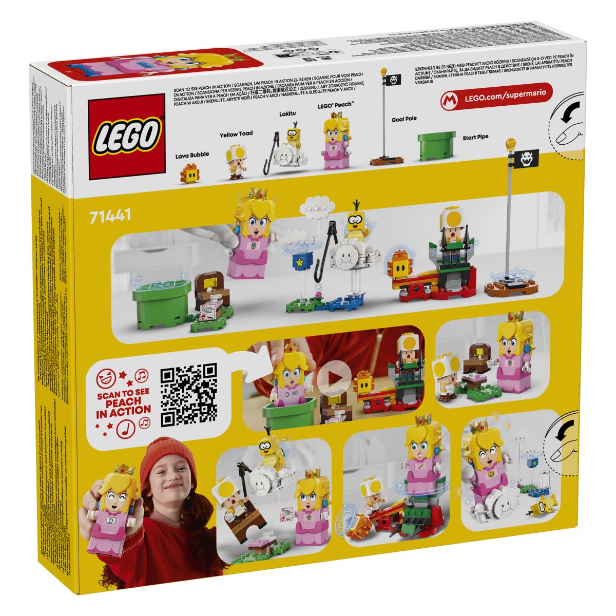 Lego Super Mario 71441 Pustolovščine z interaktivno figuro LEGO Peach