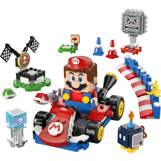 Lego Super Mario 72043 Mario Kart – Interaktivni LEGO Mario & Standard Kart