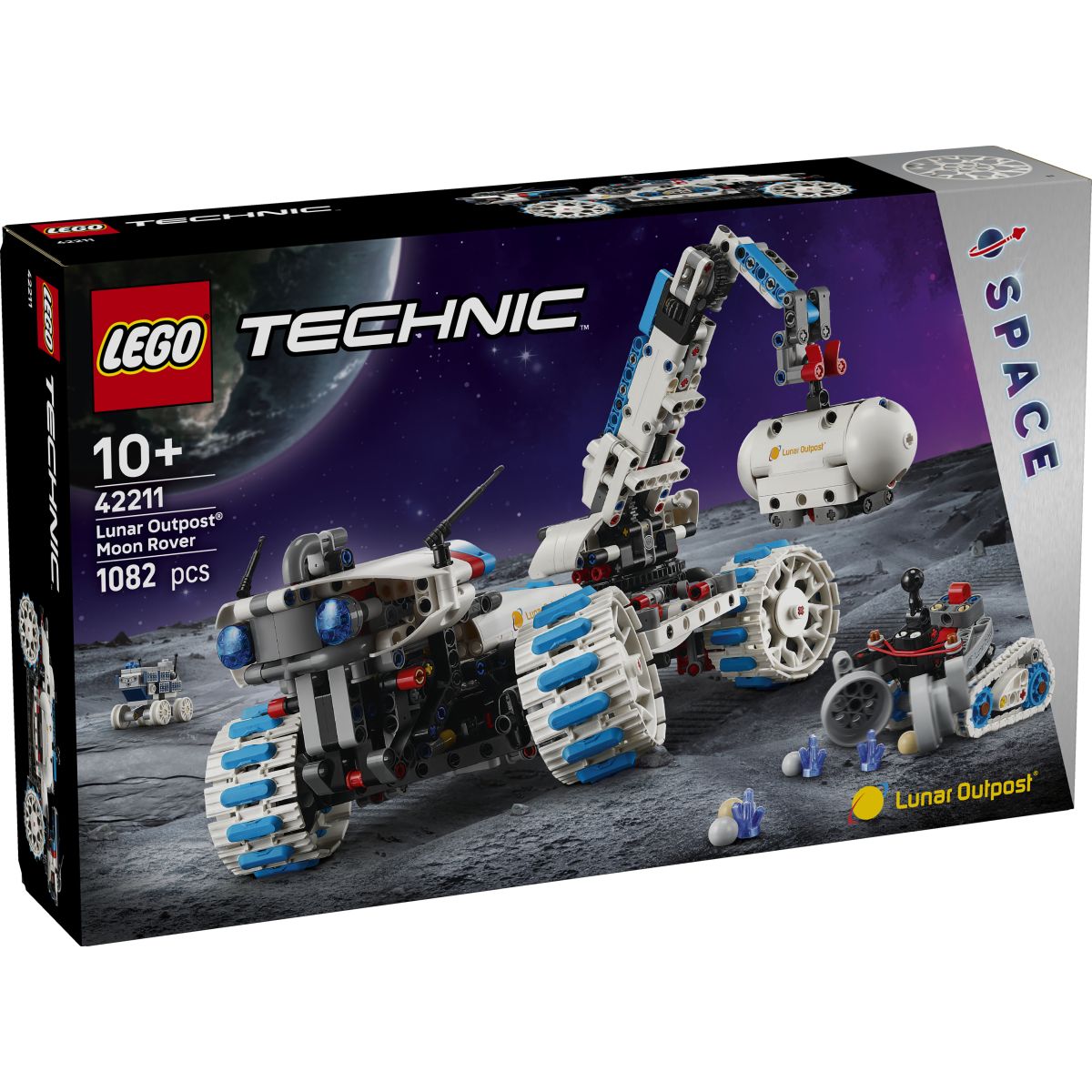 Lego Technic 42211 Lunarno vesoljsko vozilo rover Lunar Outpost