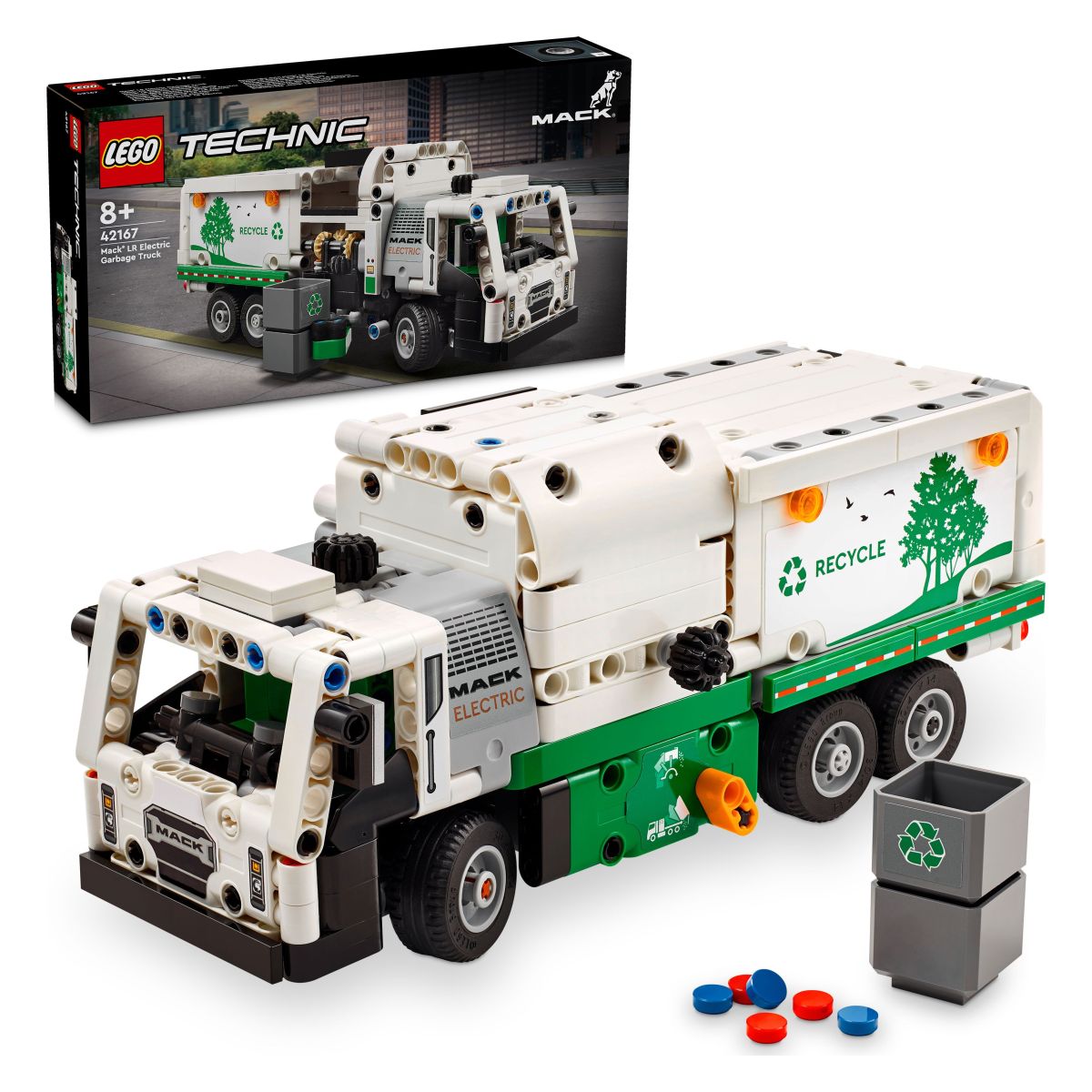 Lego Technic 42167 Mack LR Electric smetarsko vozilo