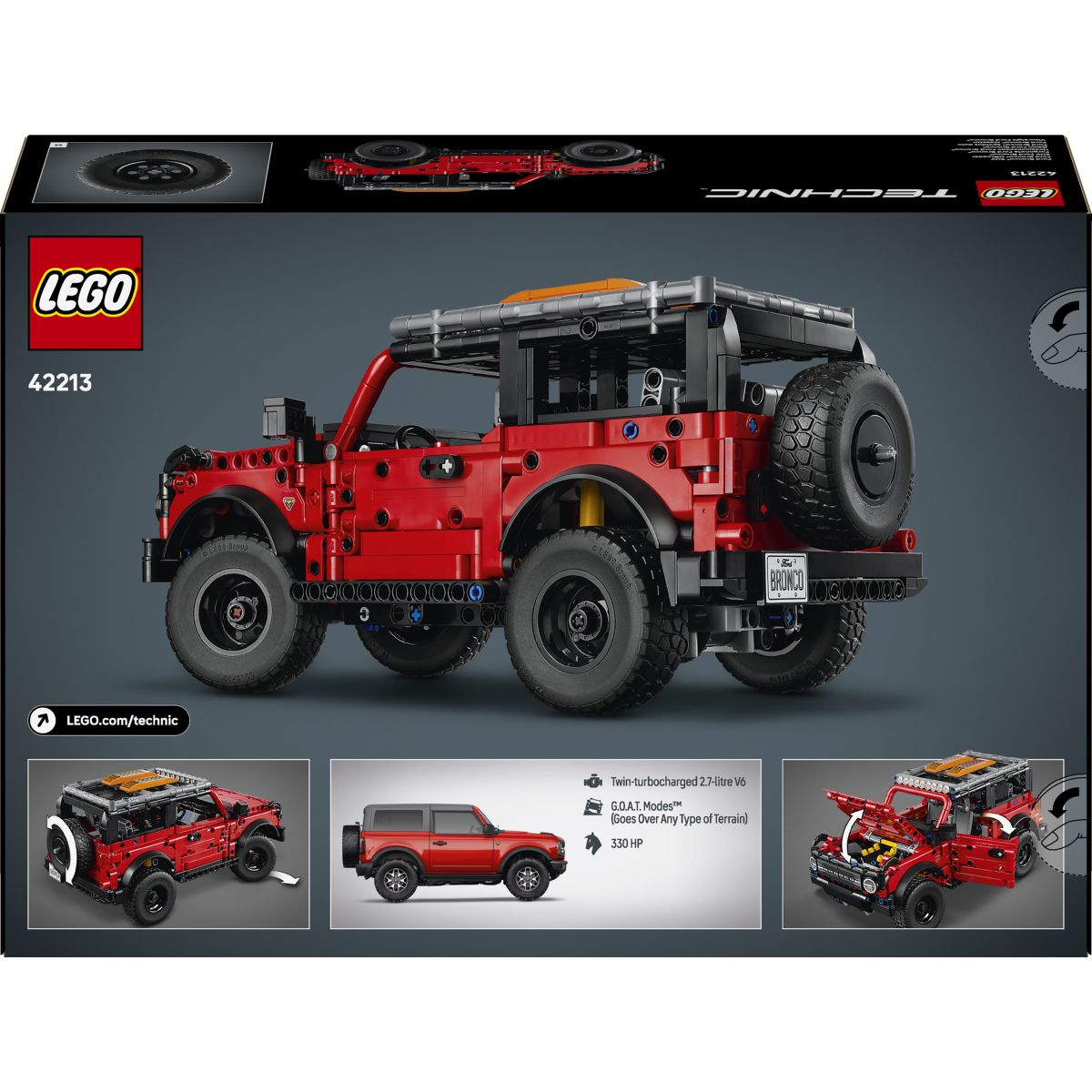 Lego Technic 42213 Ford Bronco, terensko vozilo