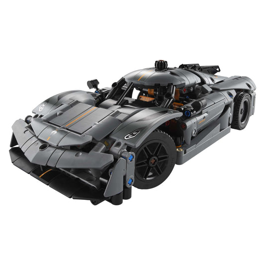 Lego Technic 42173 Koenigsegg Jesko Absolut, siv hiperavtomobil
