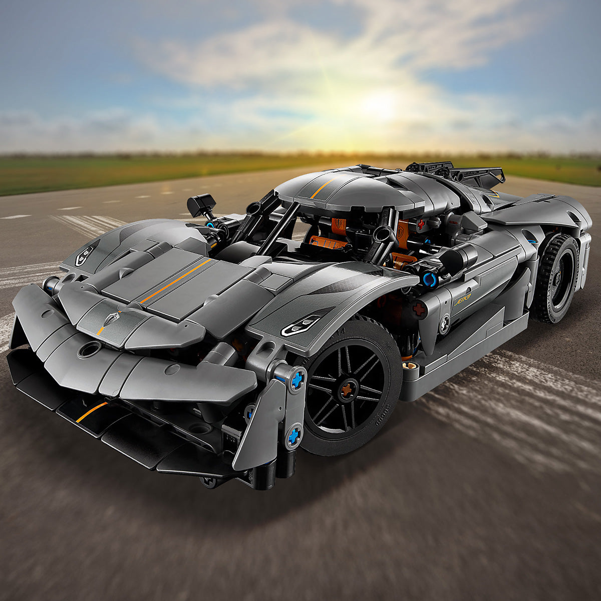 Lego Technic 42173 Koenigsegg Jesko Absolut, siv hiperavtomobil