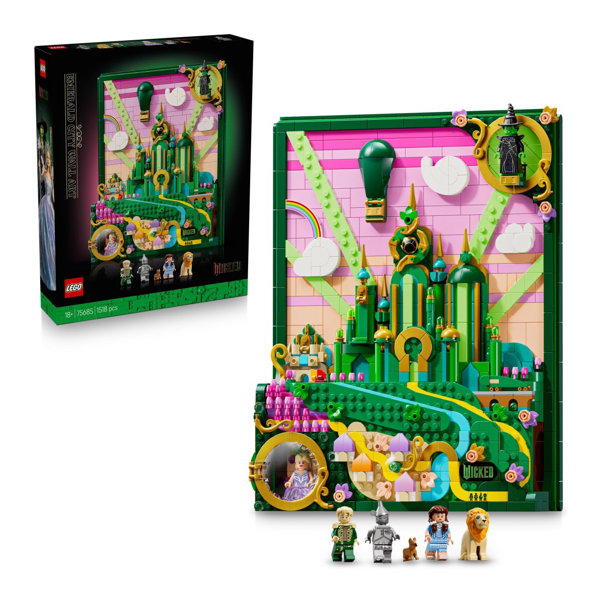 Lego Wicked 75685 Stenska umetnina Emerald City